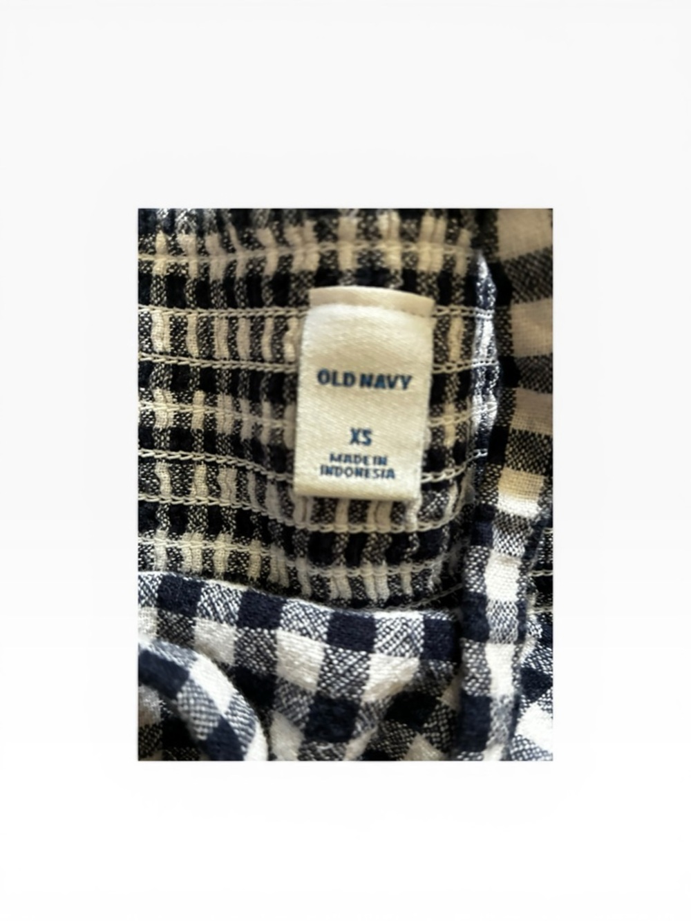 Old Navy Black and White Gingham Dress - Picture 2 of 3
